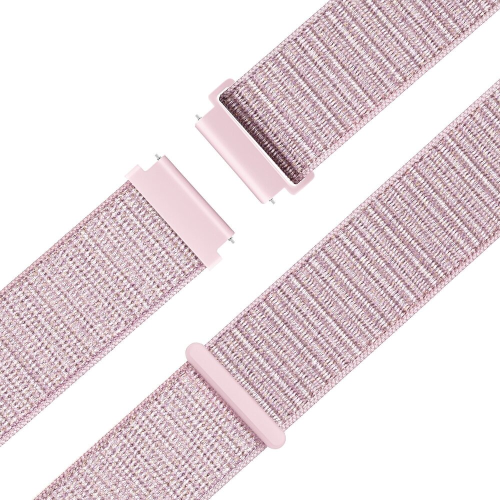 Bandz Bandz Amazfit Active 2 Nylon Loop Armband (Rosa) Bandz Bandz Amazfit Active 2 Nylon Loop Armband (Rosa)