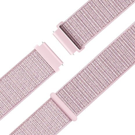 Bandz Bandz Amazfit Active 2 Nylon Loop Armband (Rosa) Bandz Bandz Amazfit Active 2 Nylon Loop Armband (Rosa)