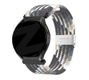 Bandz Bandz Amazfit Active 2 geflochtenes Nylon Band (Schwarz mischung) Bandz Bandz Amazfit Active 2 geflochtenes Nylon Band (Schwarz mischung)
