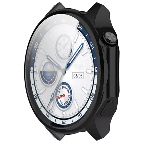 Strap-it® Strap-it OnePlus Watch 2 TPU Hülle (Schwarz) Strap-it® Strap-it OnePlus Watch 2 TPU Hülle (Schwarz)