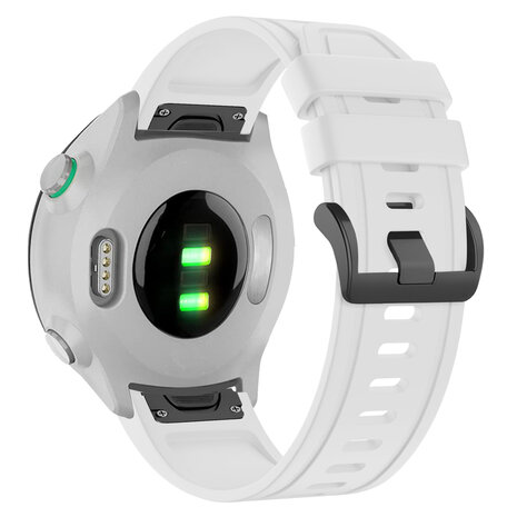 Bandz Bandz Garmin Instinct E - 40mm Silikonarmband mit Schnalle (Weiß)