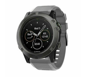 Strap-it® Garmin Instinct 3 - 50mm Silikonarmband (Grau) Strap-it® Garmin Instinct 3 - 50mm Silikonarmband (Grau)