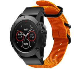 Strap-it® Garmin Instinct 3 - 50mm Nylon Schnallenarmband (Orange) Strap-it® Garmin Instinct 3 - 50mm Nylon Schnallenarmband (Orange)