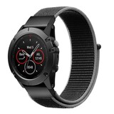 Strap-it® Garmin Instinct E - 45mm Nylon Armband (Charcoal) Strap-it® Garmin Instinct E - 45mm Nylon Armband (Charcoal)