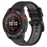 Strap-it® Garmin Instinct E - 45mm Sport Schnallenarmband (Schwarz/Grau) Strap-it® Garmin Instinct E - 45mm Sport Schnallenarmband (Schwarz/Grau)