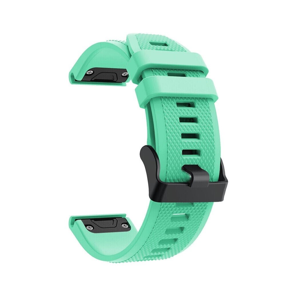 Strap-it® Strap-it Garmin Instinct 3 - 45mm Silikonarmband (Aqua) Strap-it® Strap-it Garmin Instinct 3 - 45mm Silikonarmband (Aqua)