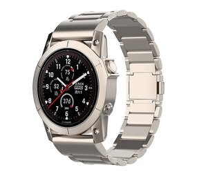 Strap-it® Garmin Instinct 3 - 45mm magnetisches Titanarmband (Titan) Strap-it® Garmin Instinct 3 - 45mm magnetisches Titanarmband (Titan)