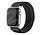 Bandz Apple Watch Denim Armband (Schwarz)