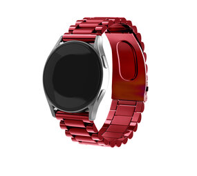 Strap-it® Samsung Galaxy Watch 4 - 40mm Stahlarmband (Weinrot) Strap-it® Samsung Galaxy Watch 4 - 40mm Stahlarmband (Weinrot)