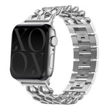 xoxo Wildhearts xoxo Wildhearts Apple Watch Stahlarmband - Chain strap (Silver) - 38/40/41/42mm xoxo Wildhearts xoxo Wildhearts Apple Watch Stahlarmband - Chain strap (Silver) - 38/40/41/42mm