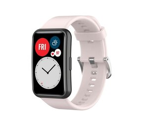 Strap-it® Huawei Watch Fit SE Silikonarmband (Hellrosa) Strap-it® Huawei Watch Fit SE Silikonarmband (Hellrosa)