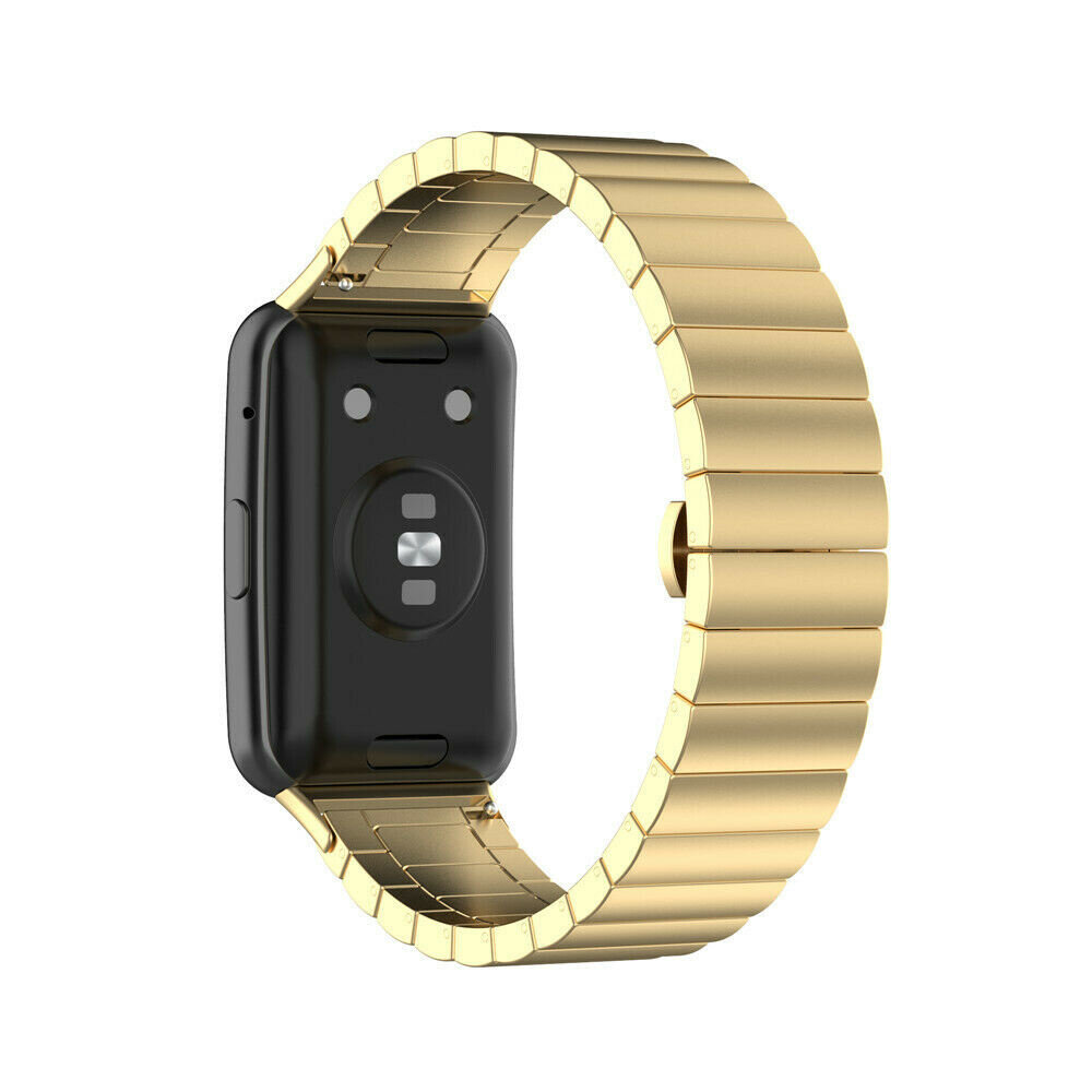 Strap-it® Strap-it Huawei Watch Fit SE Metallarmband (Gold)
