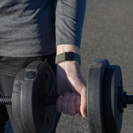 Strap-it® Strap-it Withings ScanWatch Nova geflochtenes Band mit P-Schnalle (Grün) Strap-it® Strap-it Withings ScanWatch Nova geflochtenes Band mit P-Schnalle (Grün)