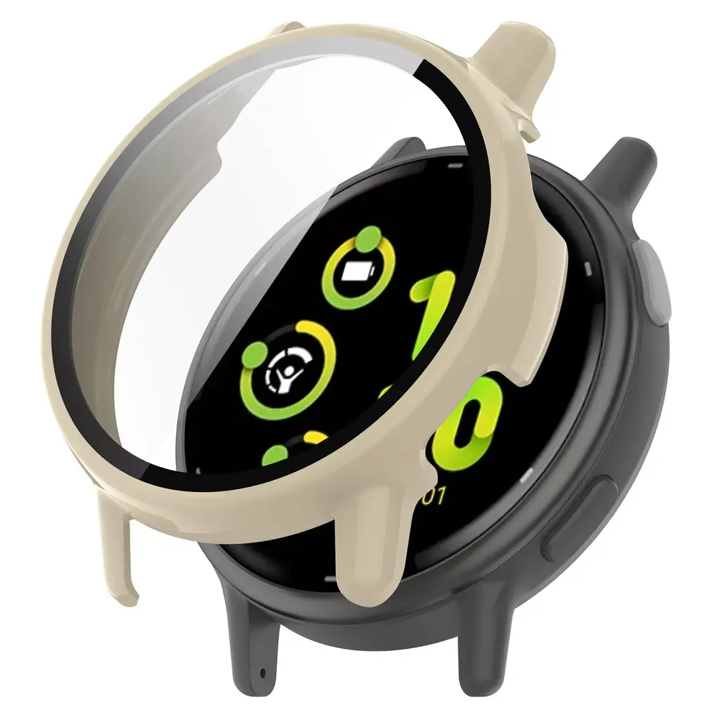 Strap-it® Strap-it Garmin Vivoactive 5 Hartschale mit Glas (Beige) Strap-it® Strap-it Garmin Vivoactive 5 Hartschale mit Glas (Beige)