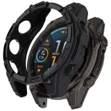 Strap-it® Garmin Fenix 8 - 47mm SOLAR robustes TPU Hülle (Schwarz) Strap-it® Garmin Fenix 8 - 47mm SOLAR robustes TPU Hülle (Schwarz)