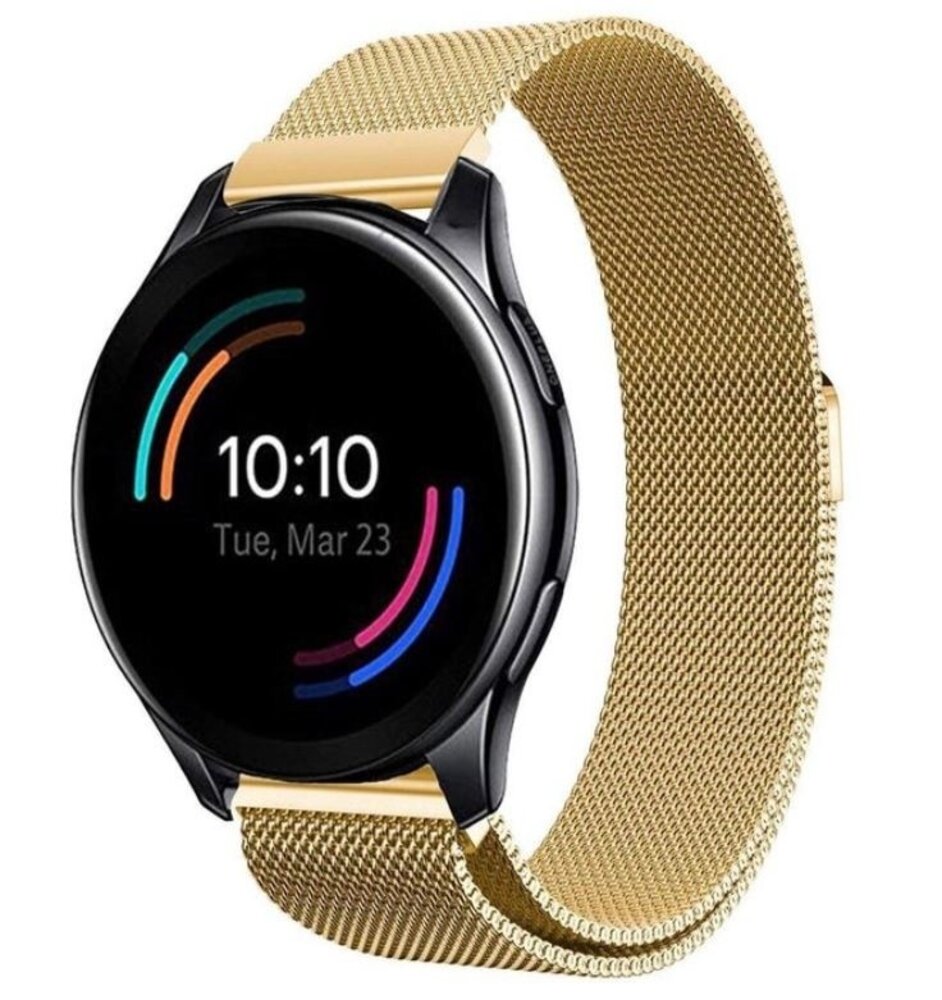 Strap-it® Strap-it OnePlus Watch 3 Milanese Armband (Gold)