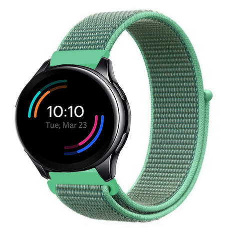 Strap-it® Strap-it OnePlus Watch 3 Nylon Armband (Minze)