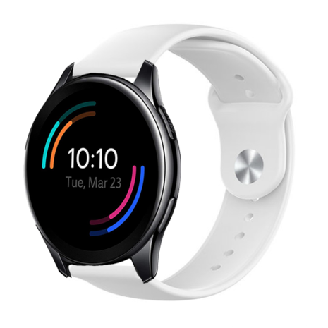 Strap-it® Strap-it OnePlus Watch 3 Sportarmband (Weiß)