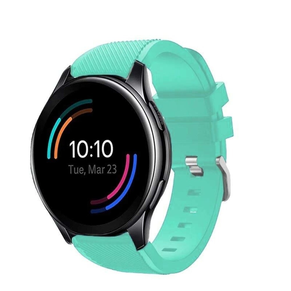 Strap-it® Strap-it OnePlus Watch 3 Silikonarmband (Aqua)