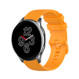 Strap-it® OnePlus Watch 3 luxus Silikonarmband (Orange)