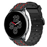 Strap-it® Strap-it OnePlus Watch 3 Sport-Schnalenarmband (Schwarz/Rot) Strap-it® Strap-it OnePlus Watch 3 Sport-Schnalenarmband (Schwarz/Rot)