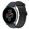 Strap-it® Strap-it OnePlus Watch 3 Sport-Schnalenarmband (Schwarz/Blau) Strap-it® Strap-it OnePlus Watch 3 Sport-Schnalenarmband (Schwarz/Blau)