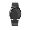Strap-it® Strap-it OnePlus Watch 3 magnetisches Silikonarmband (Schwarz/Gelb) Strap-it® Strap-it OnePlus Watch 3 magnetisches Silikonarmband (Schwarz/Gelb)