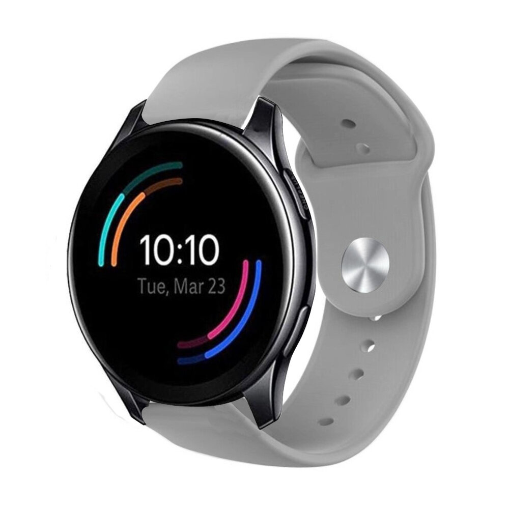 Strap-it® Strap-it OnePlus Watch 3 Sportarmband (Grau)