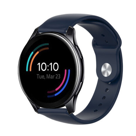 Strap-it® Strap-it OnePlus Watch 3 Sportarmband (Dunkelblau)