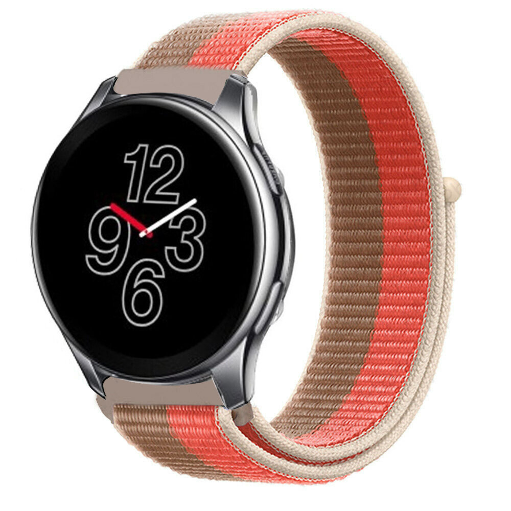 Strap-it® Strap-it OnePlus Watch 3 Nylon Armband (Pink Pomelo)