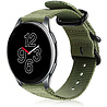 Strap-it® Strap-it OnePlus Watch 3 Nylon Schnallenarmband (Grün Strap-it® Strap-it OnePlus Watch 3 Nylon Schnallenarmband (Grün