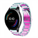 Strap-it® OnePlus Watch 3 Stahlarmband (Regenbogen)