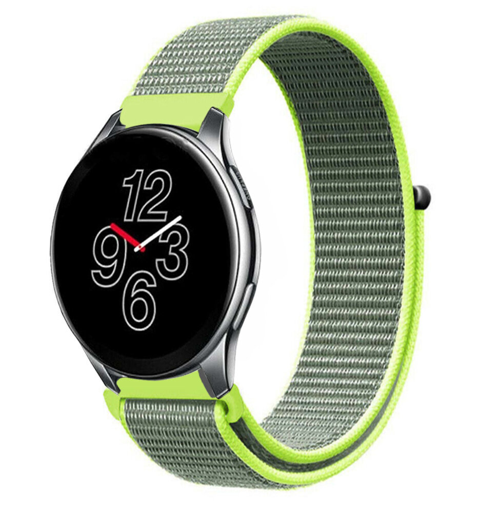 Strap-it® Strap-it OnePlus Watch 3 Nylon Armband (Fluoreszierend)