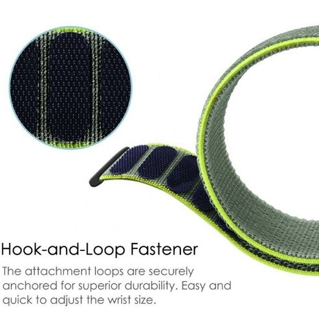 Strap-it® Strap-it OnePlus Watch 3 Nylon Armband (Fluoreszierend)