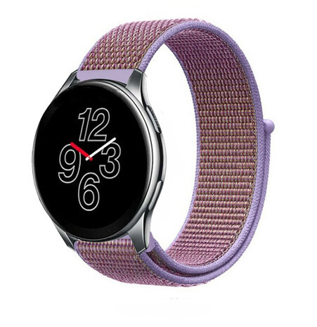 Strap-it® Strap-it OnePlus Watch 3 Nylon Armband (Lila)