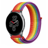 Strap-it® OnePlus Watch 3 Nylon Armband (Regenbogen)
