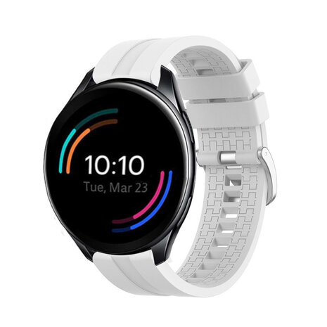 Strap-it® Strap-it OnePlus Watch 3 extremes Silikonarmband (Weiß) Strap-it® Strap-it OnePlus Watch 3 extremes Silikonarmband (Weiß)