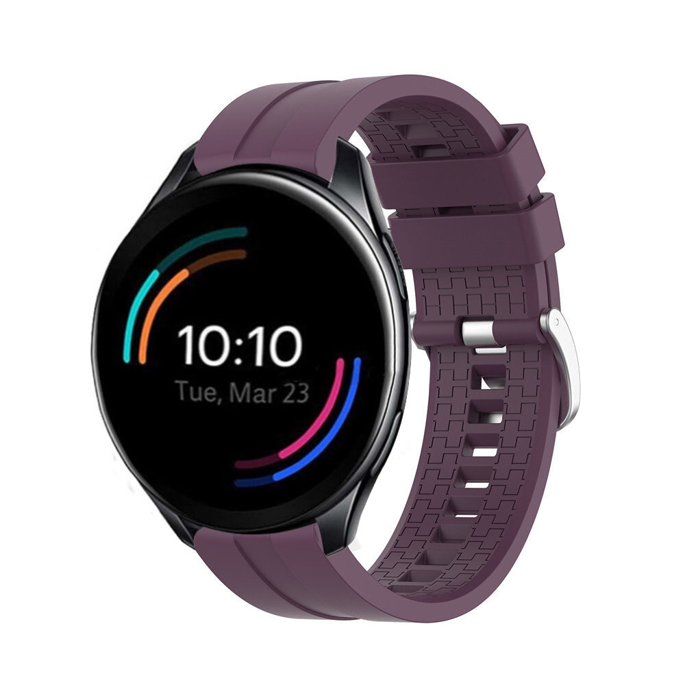 Strap-it® Strap-it OnePlus Watch 3 extremes Silikonarmband (Violett)