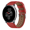 Strap-it® Strap-it OnePlus Watch 3 Lederarmband (Rot) Strap-it® Strap-it OnePlus Watch 3 Lederarmband (Rot)