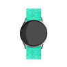 Strap-it® Strap-it OnePlus Watch 3 Silikon Hexa Armband (Aqua)