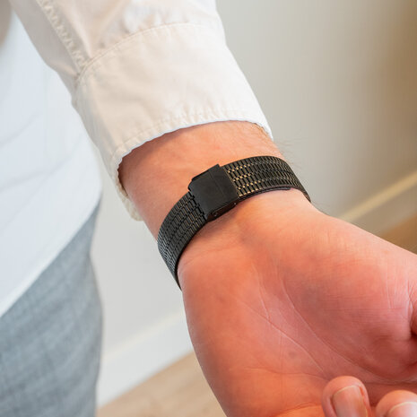 Bandz Bandz OnePlus Watch 3 verstellbares Stahlarmband (Schwarz) Bandz Bandz OnePlus Watch 3 verstellbares Stahlarmband (Schwarz)