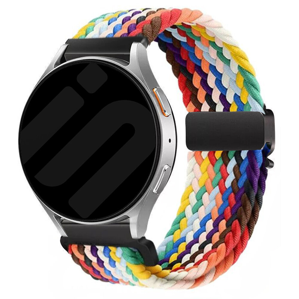 Strap-it® Strap-it Withings ScanWatch 2 - 38mm geflochtenes Band mit P-Buckle (Regenbogen) Strap-it® Strap-it Withings ScanWatch 2 - 38mm geflochtenes Band mit P-Buckle (Regenbogen)
