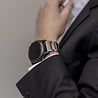 Strap-it® Strap-it Garmin Instinct E - 45mm magnetisches Titanarmband (Silber)