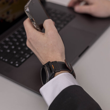 Strap-it® Strap-it Garmin Fenix 3 Echtes Lederarmband (Schwarz) Strap-it® Strap-it Garmin Fenix 3 Echtes Lederarmband (Schwarz)