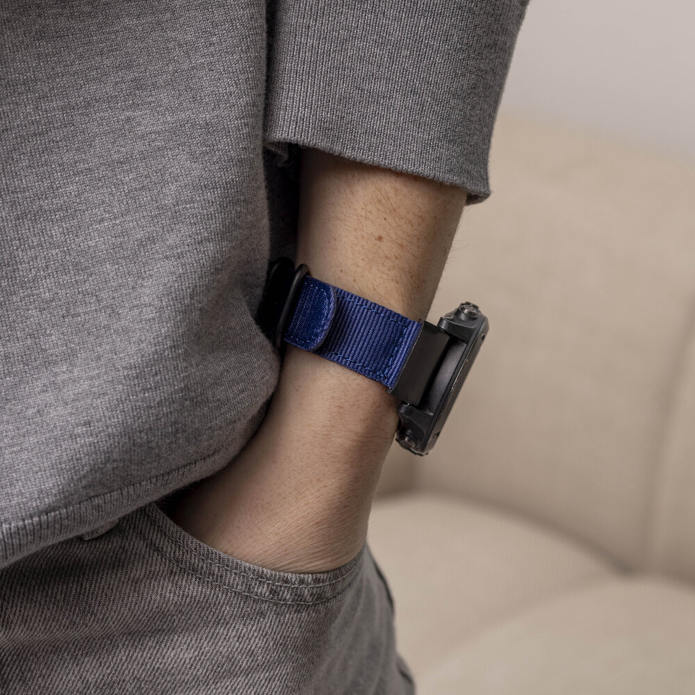 Strap-it® Strap-it Garmin Epix Gen 2 Nylon-Schnallenarmband (Blau) Strap-it® Strap-it Garmin Epix Gen 2 Nylon-Schnallenarmband (Blau)