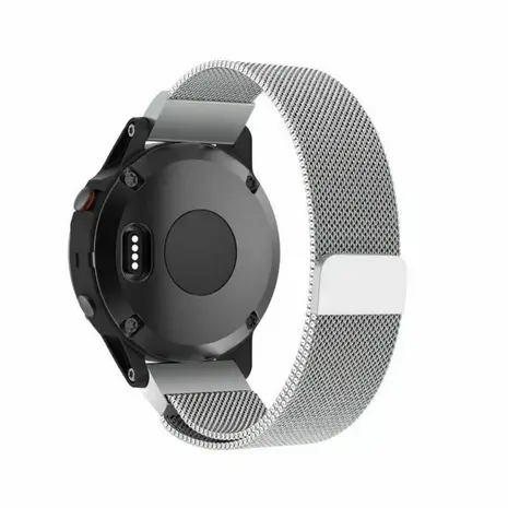 Strap-it® Strap-it Garmin Tactix 8 - 47mm Milanese Armband (Silber)