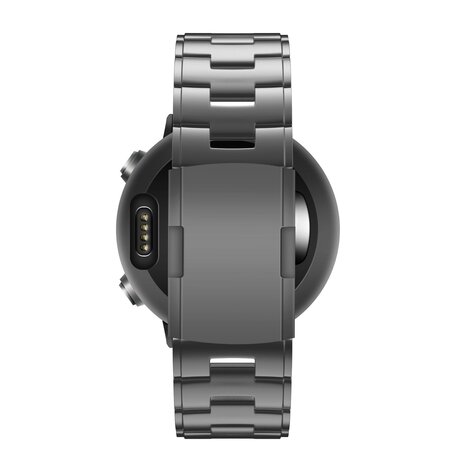 Strap-it® Bandz Garmin Tactix 8 - 47mm Titan Gliederarmband (Grau) Strap-it® Bandz Garmin Tactix 8 - 47mm Titan Gliederarmband (Grau)