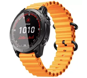 Strap-it® Garmin Tactix 8 - 47mm Ocean Armband (Orange) Strap-it® Garmin Tactix 8 - 47mm Ocean Armband (Orange)