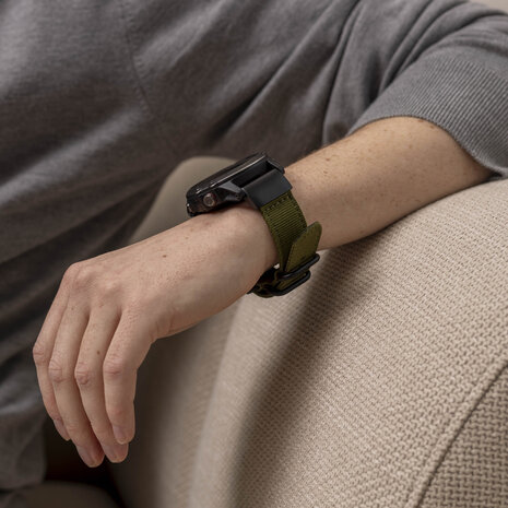 Strap-it® Strap-it Garmin Tactix 7 Nylon Schnallenarmband (Grün) Strap-it® Strap-it Garmin Tactix 7 Nylon Schnallenarmband (Grün)