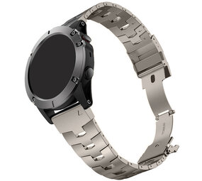 Strap-it® Garmin Tactix 7 Titanarmband (Titan) Strap-it® Garmin Tactix 7 Titanarmband (Titan)
